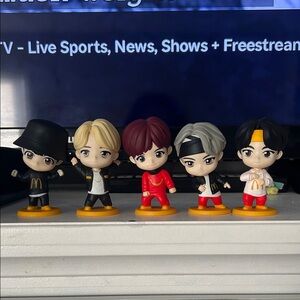 Set of 5 BTS McDonald’s collab Collectible Figurines